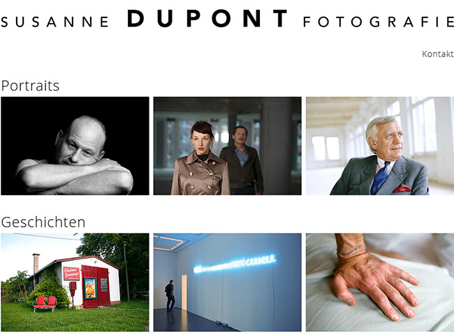 Website Susanne Dupont