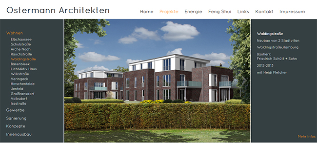 Website Ostermann Architekten
